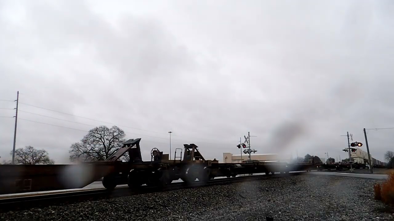 NS 4272 Leads NS 24A In The Rain Through Warner Robins, GA 2-4-26