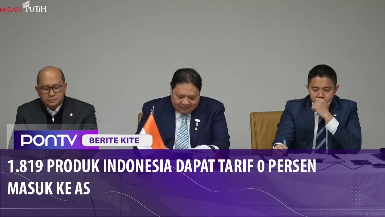 1.819 Produk Indonesia Dapat Tarif 0 Persen Masuk Ke AS