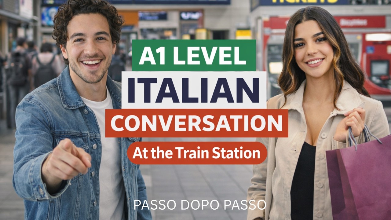 How to Buy a Train Ticket in Italy | A1 Italian | Italian for Travelers