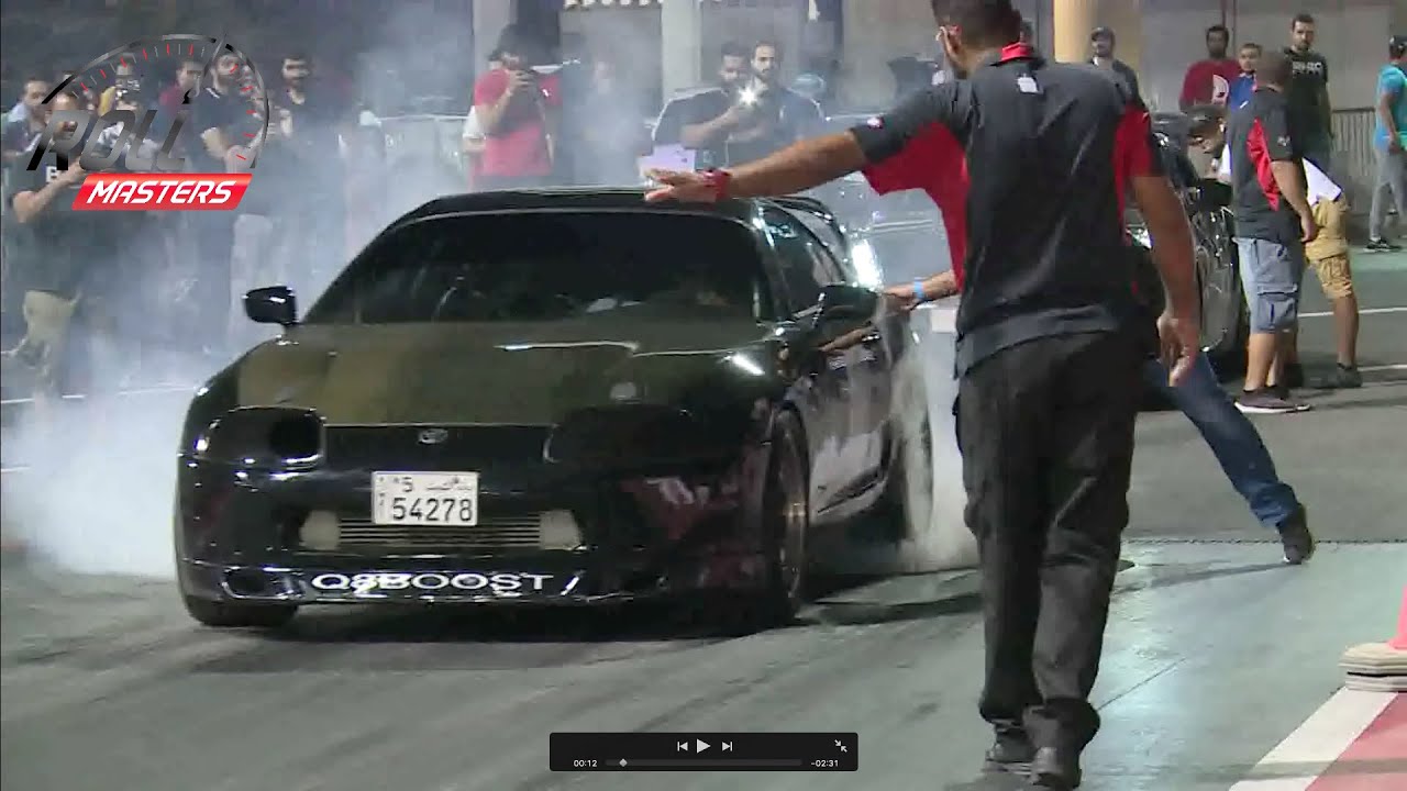 Toyota Supra 1300 HP vs Nissan GTR 1500 HP Rolling Drag Race