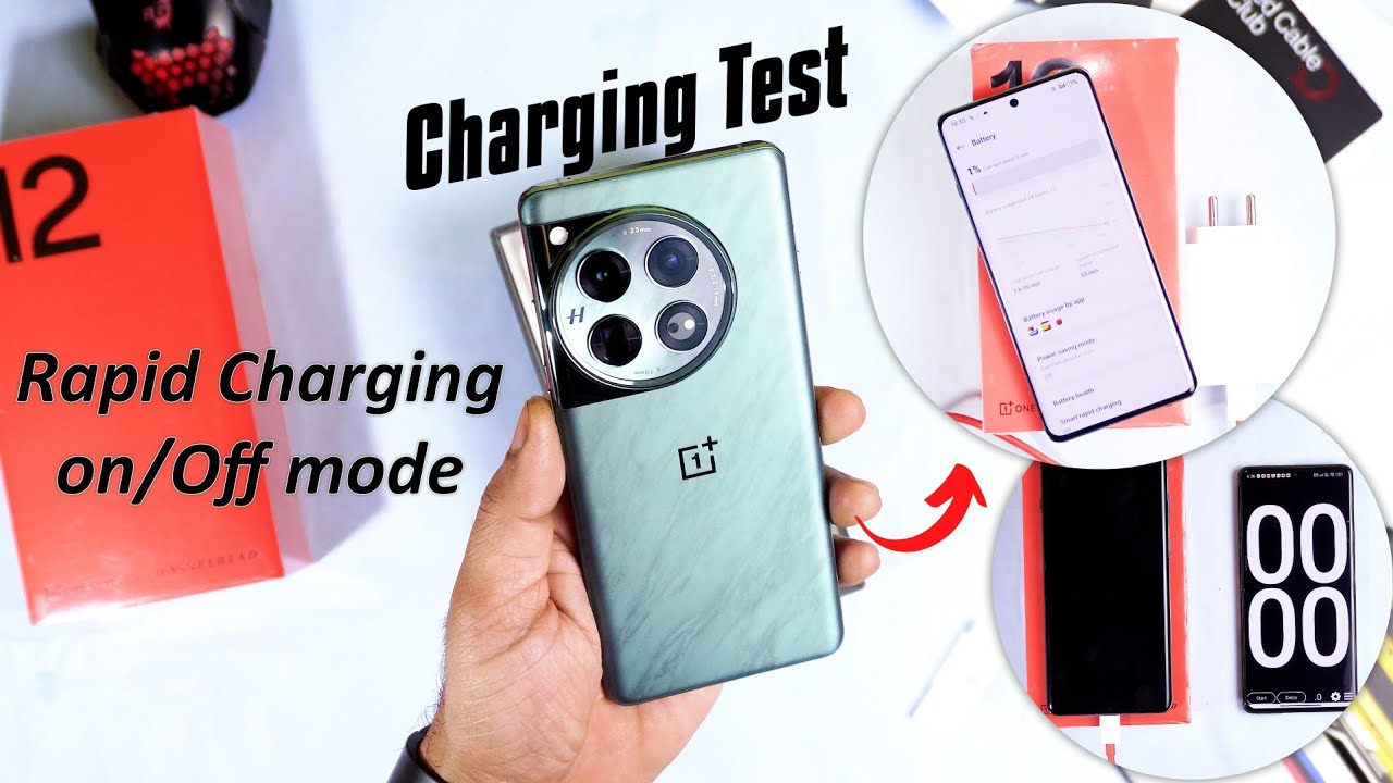Oneplus 12 Charging Test with 100W Charger | Rapid Charging on and Off Condition