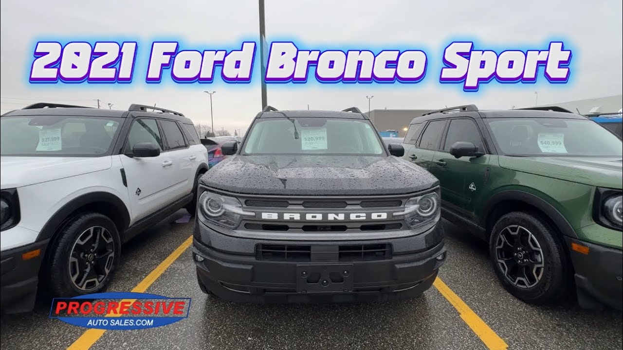2021 Ford Bronco Sport Big Bend || Progressive Auto Sales Sarnia