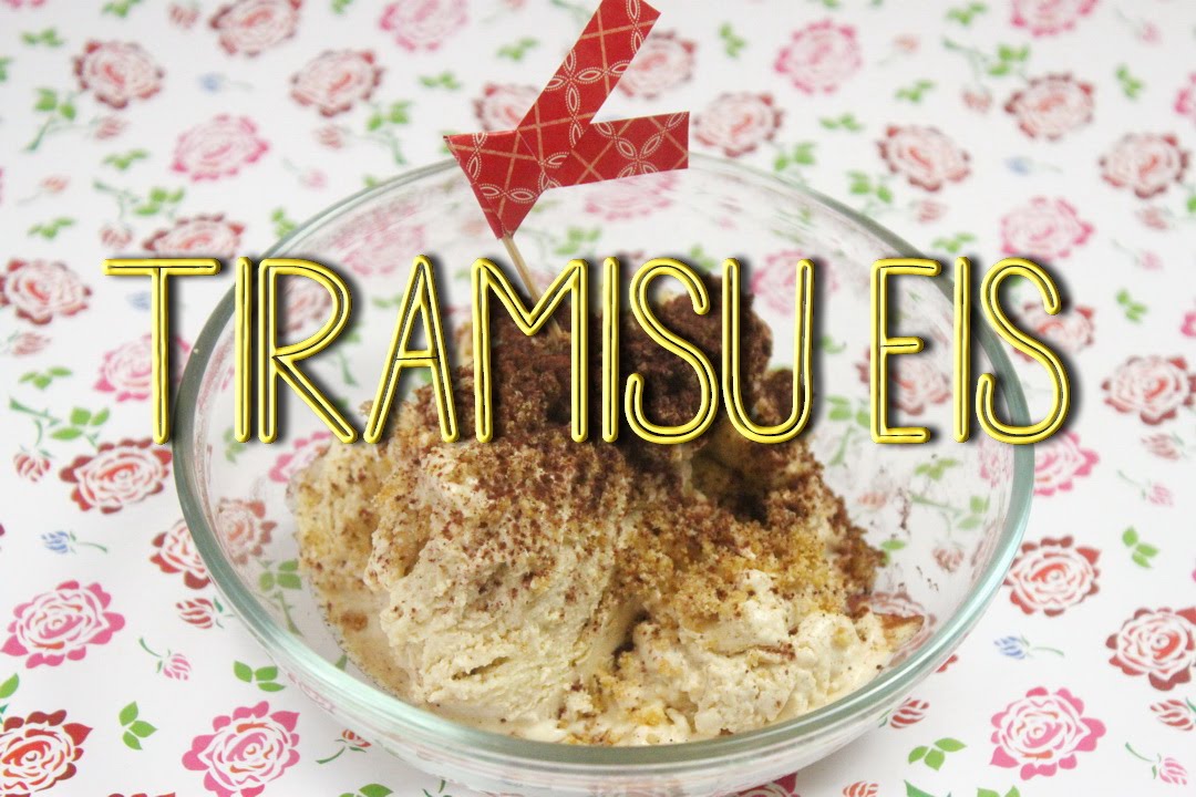 Tiramisu Eis selber machen - Rezept mit & ohne Eismaschine - Endlich Eiszeit!