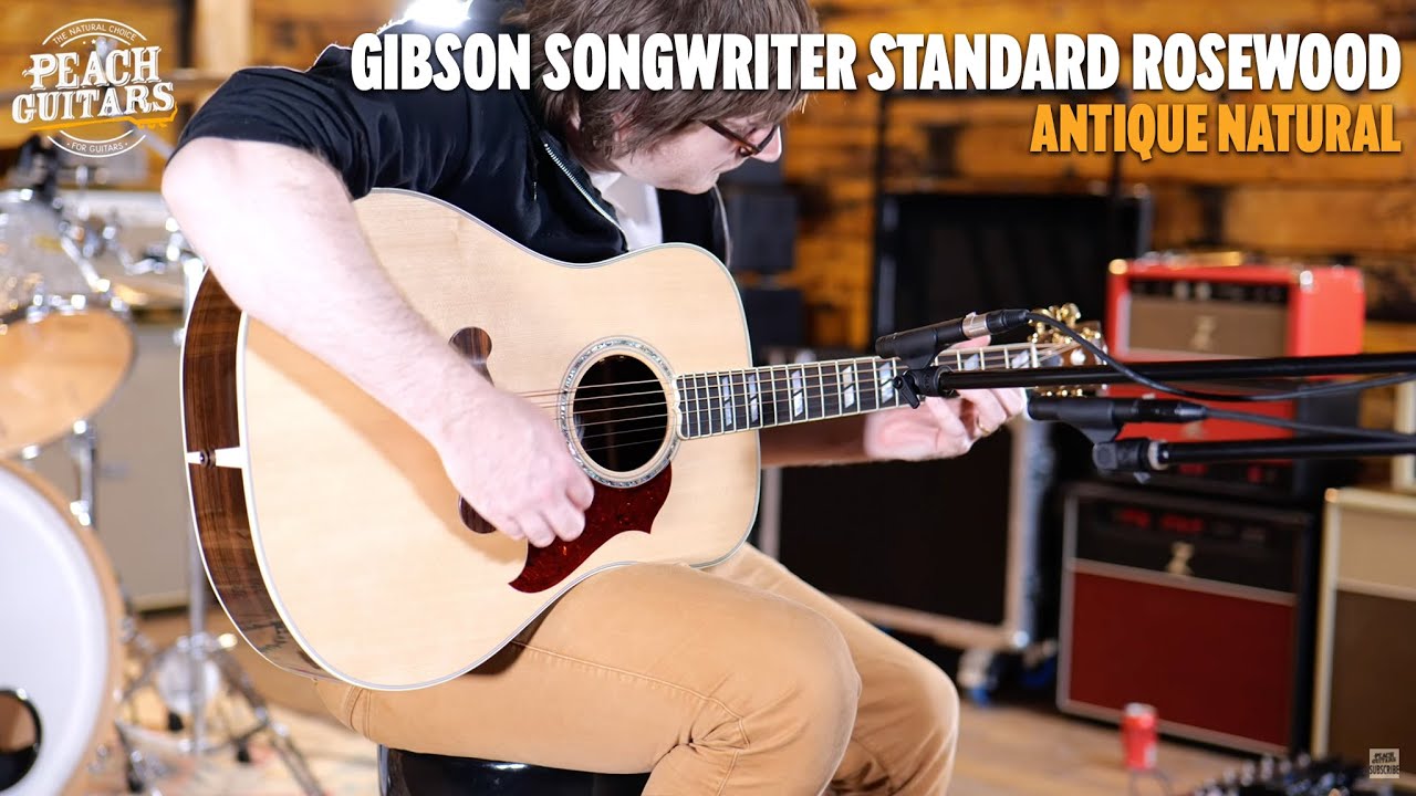 No Talking...Just Tones | Gibson Songwriter Standard Rosewood Antique Natural