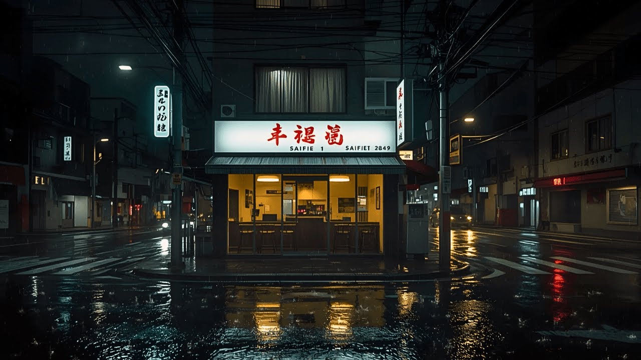Tokyo Midnight Rain 🌧️ — Cozy Tokyo Rain & Lofi for Deep Sleep