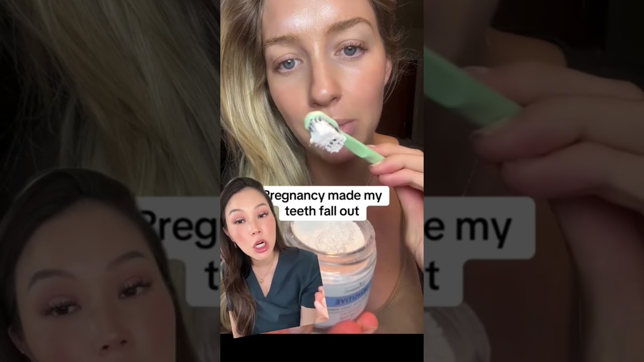 The truth about what pregnancy does to your 🦷 teeth. 
