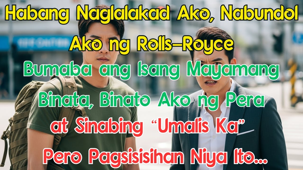 Habang Naglalakad Ako, Nabundol Ako ng Rolls-Royce. Bumaba ang Isang Mayamang Binata, Binato Ako ng