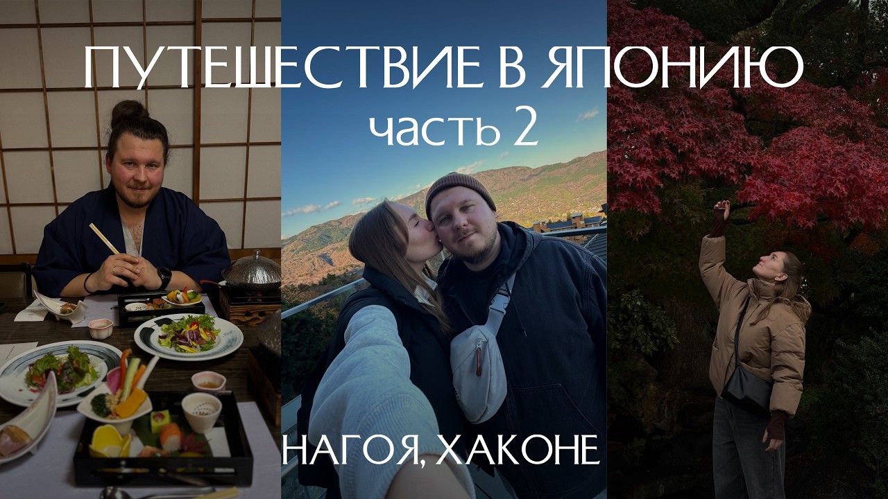 ПЕРВЫЙ РАЗ В ЯПОНИИ | Нагоя, Хаконе | замок, онсен, канатная дорога