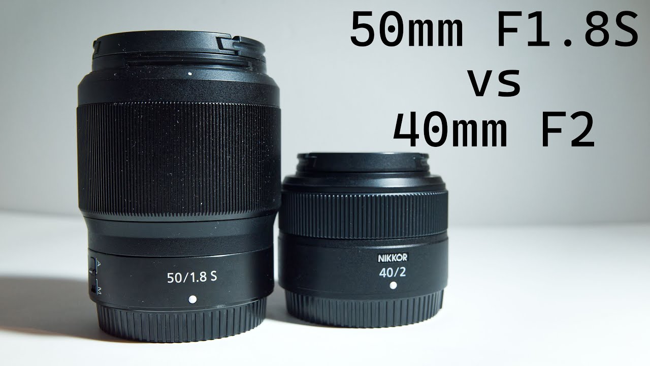 Nikon 40mm F2 vs 50mm F1.8S, a quick comparison.