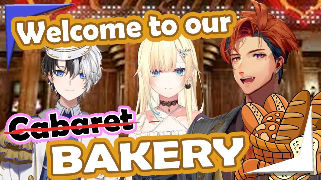 Roberu and Ema turn their bakery into a cabaret for Kamito【Holostars ENSub】