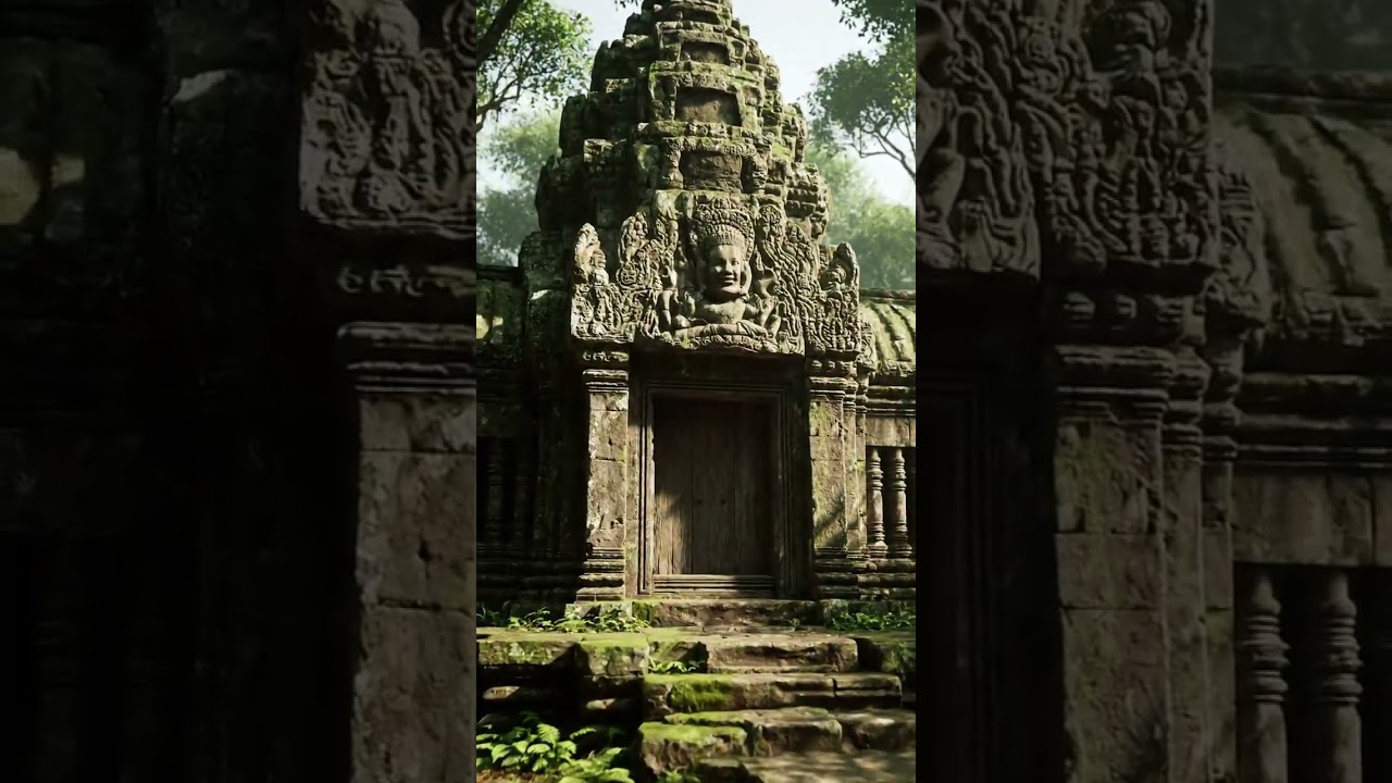 Out side view of lord Shiva oldest temple in deep forest🙏🌲📷