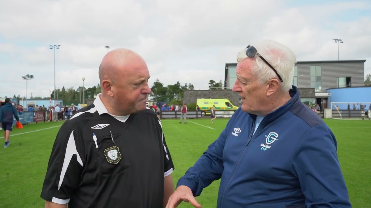 Galway Referee Danny Corbett at 2022 Galway Cup