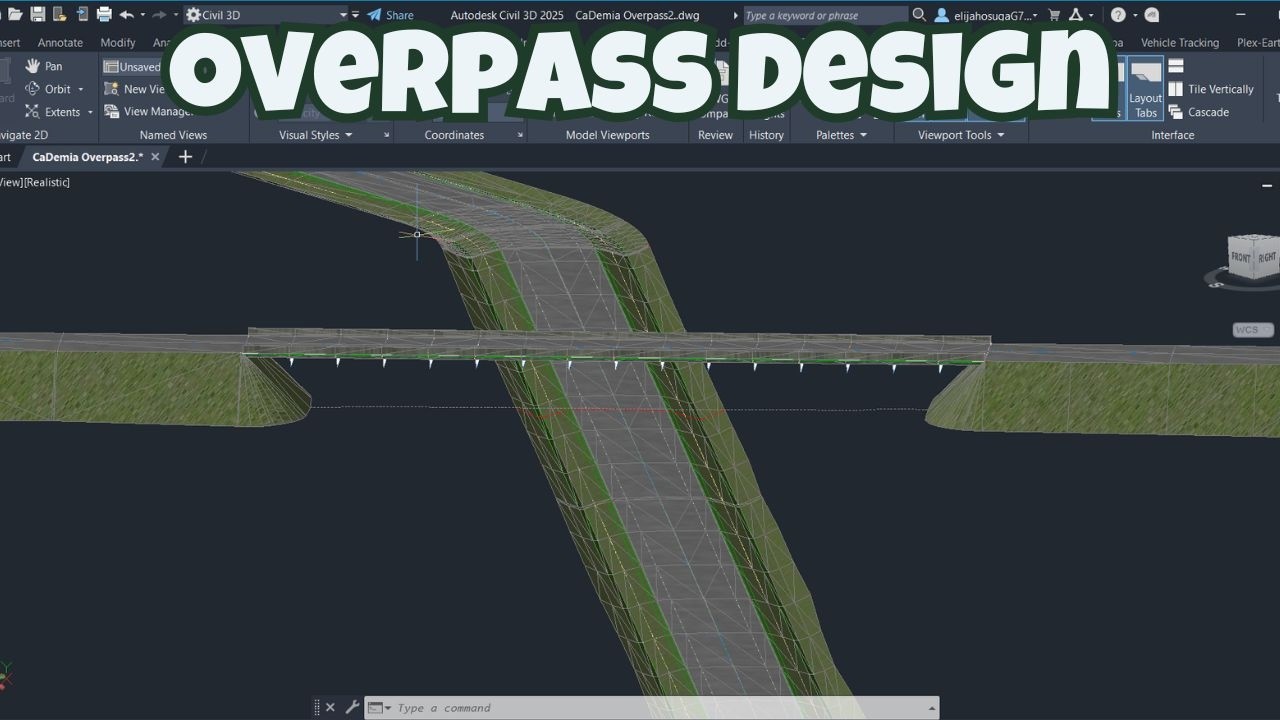 Как спроектировать путепровод в Civil 3D 2026?