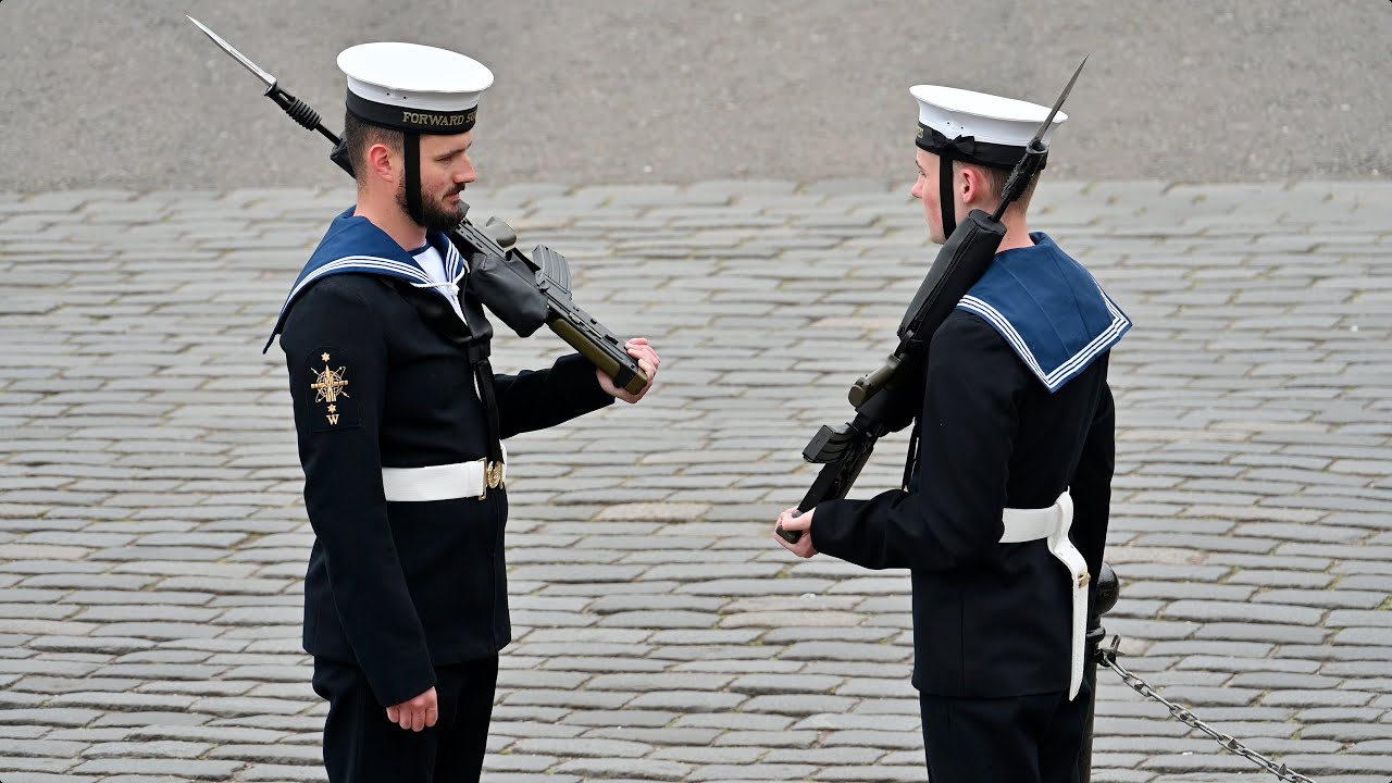 First Time Ever Royal Navy Mounting the Guard at Edinburgh Castle May 2025