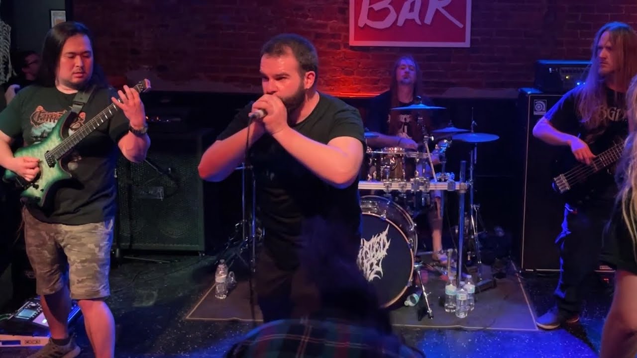 Defeated Sanity Salacious Affinity Live 3-15-22 Mag Bar Louisville KY 60fps