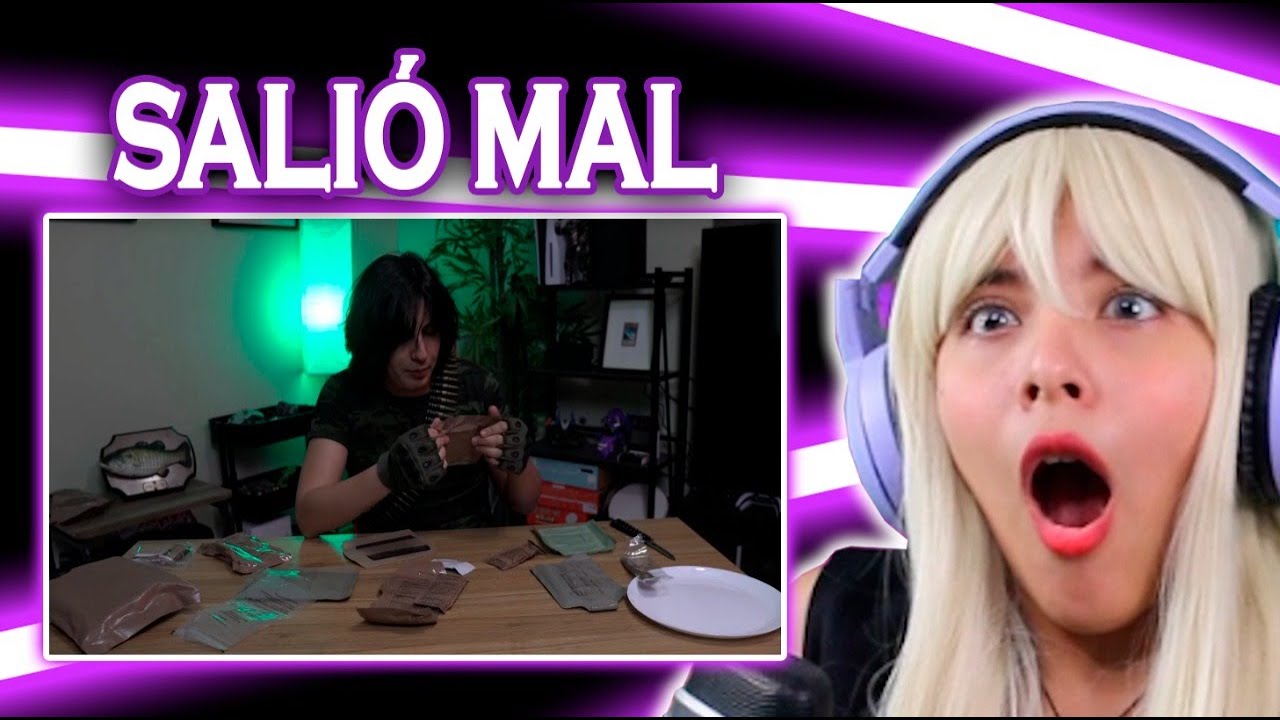 El dia que Missa sobrevivió comiendo COMIDA MILITAR. (MITRY REACCIÒN)