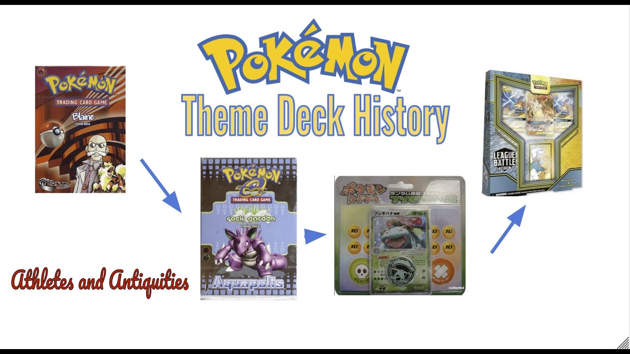 History of Pokemon Theme Decks Comparison