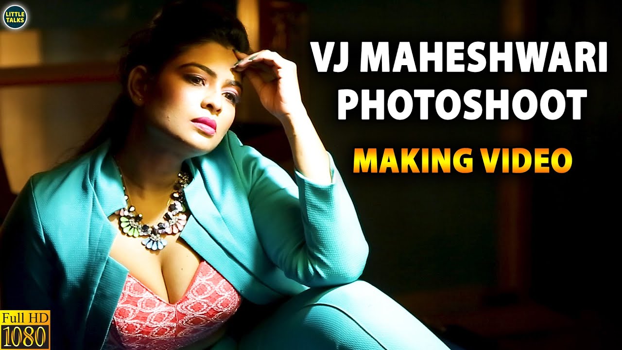 VJ Maheswari Photoshoot | Official Making | Exclusive Video | LittleTalks