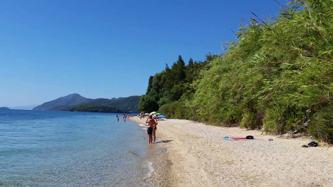 Обзор пляжа  Passa Beach на острове Лефкада(Греция)