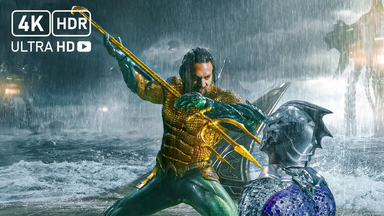 Aquaman Full Action & Fight Scene 4K HDR Hollywood Movie Highlights | 2024 Edition