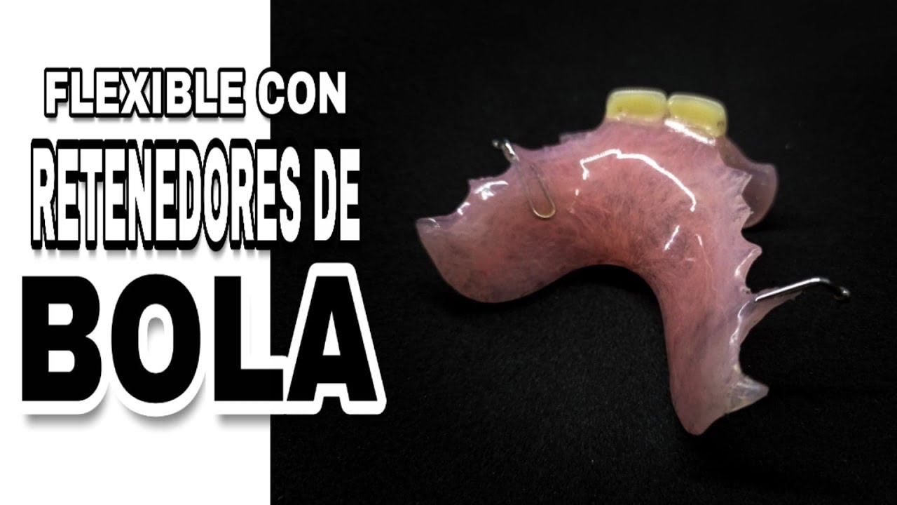 PRÓTESIS FLEXIBLE CON RETENEDORES DE BOLA