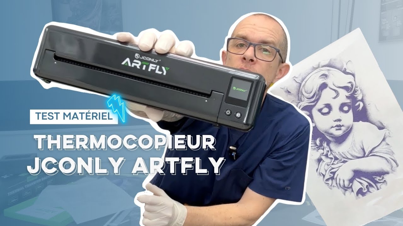 Thermocopieur tattoo JCONLY Artfly : test complet & avis 💪🏻