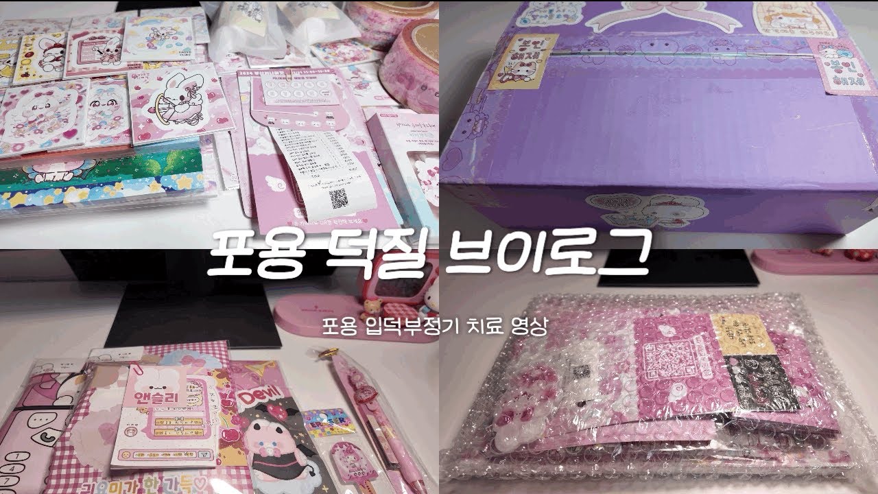 포용 덕질 브이로그 #1 포용 • 포장용품 • 포용계 • 덕질 • VLOG • 키니스토어 • 얌챠님 • 앤슬리님