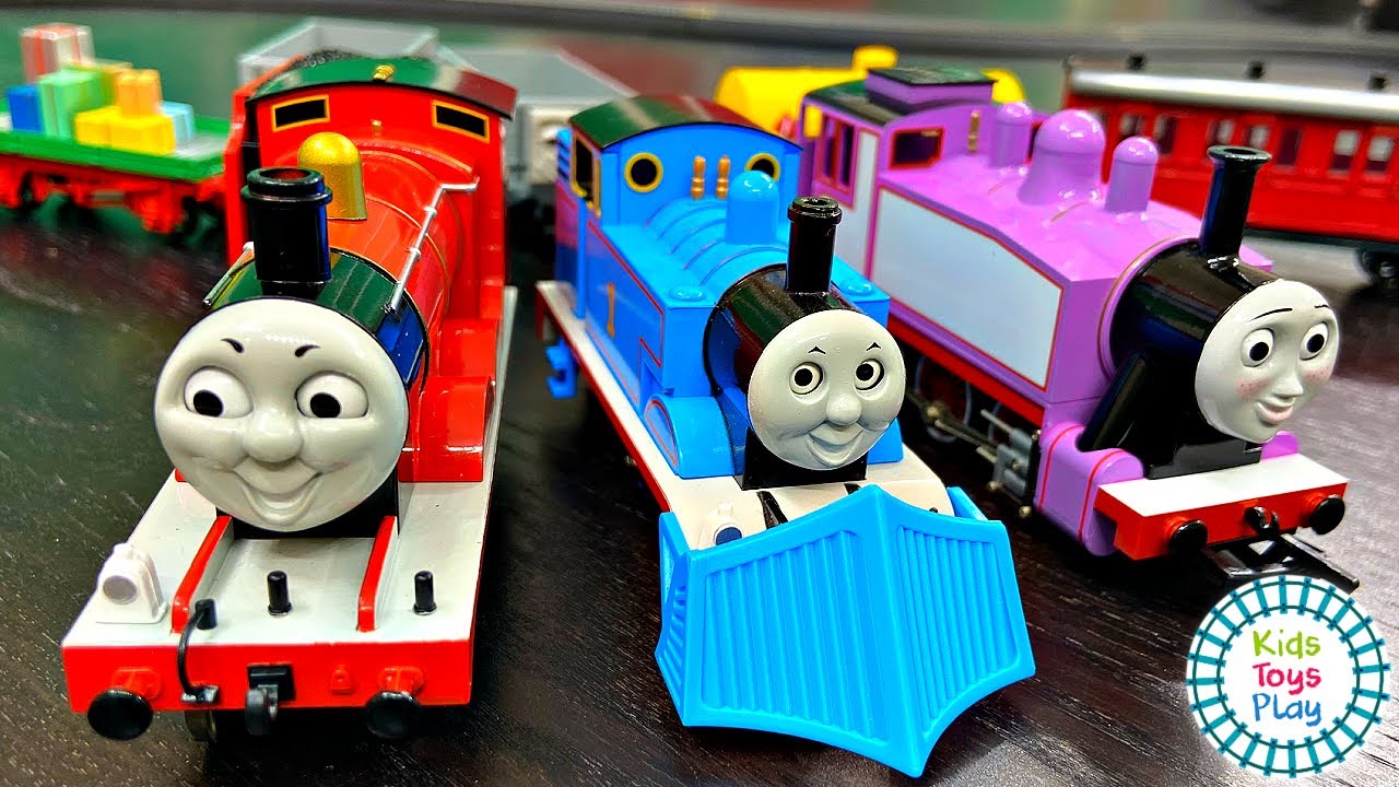 Introducing James and Rosie to our Thomas & Friends Model Railway