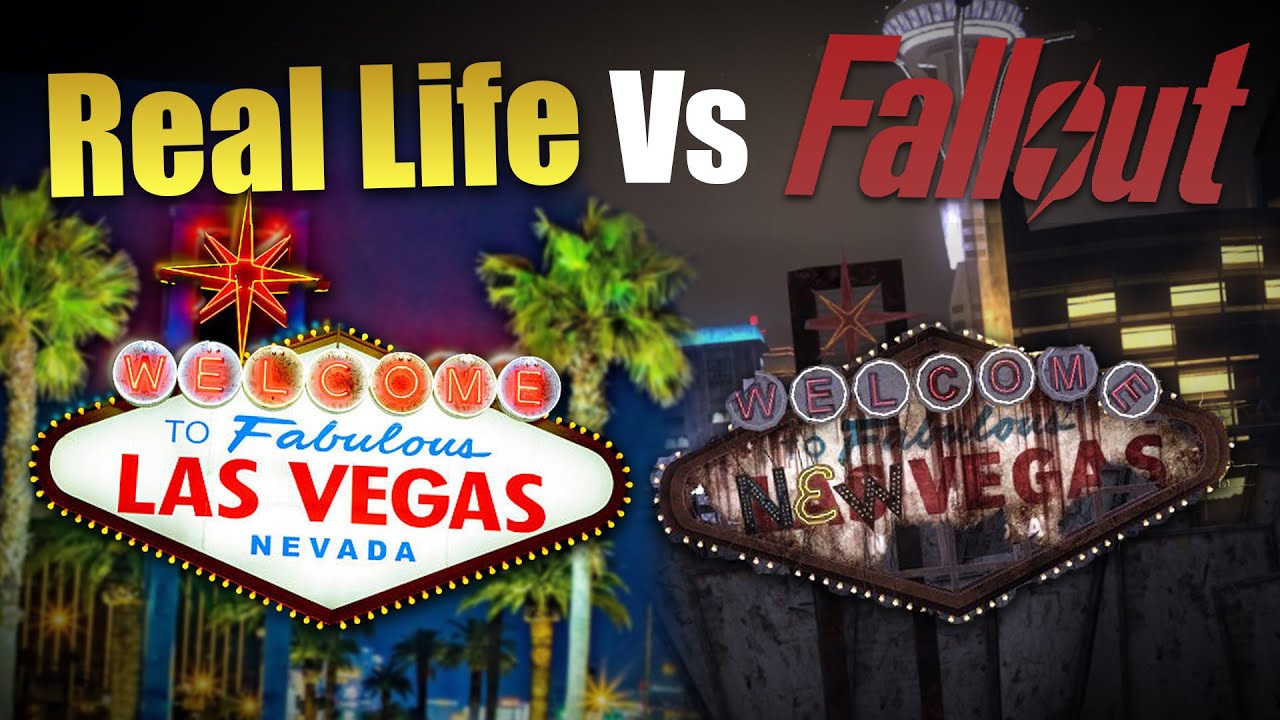 Локации Fallout New Vegas против Las Vegas