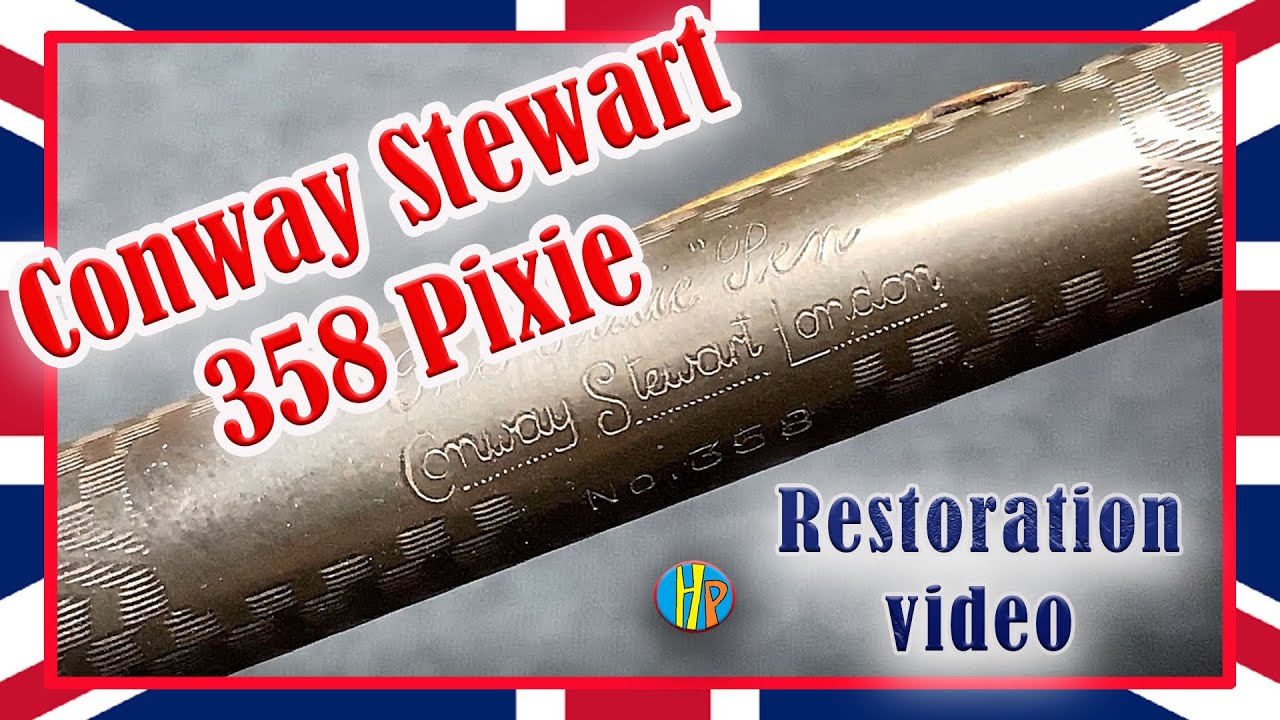 Conway Stewart 358 Restoration video - How to fix a lever