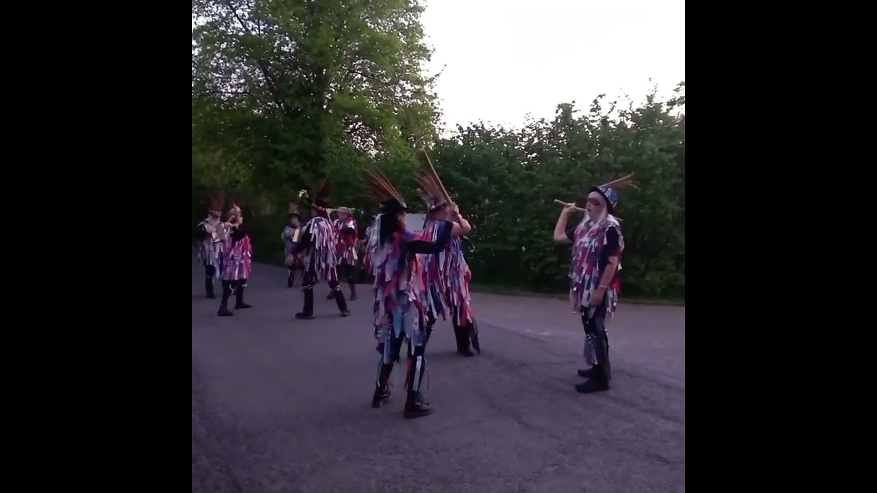 Dancing Up The Sun with  Silhill Morris for Beltane at Packwood House
