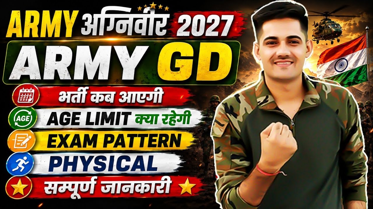 Army Bharti 2027 | Army Agniveer 2027 Age Limit क्या रहेगी? | Qualification & Selection Process