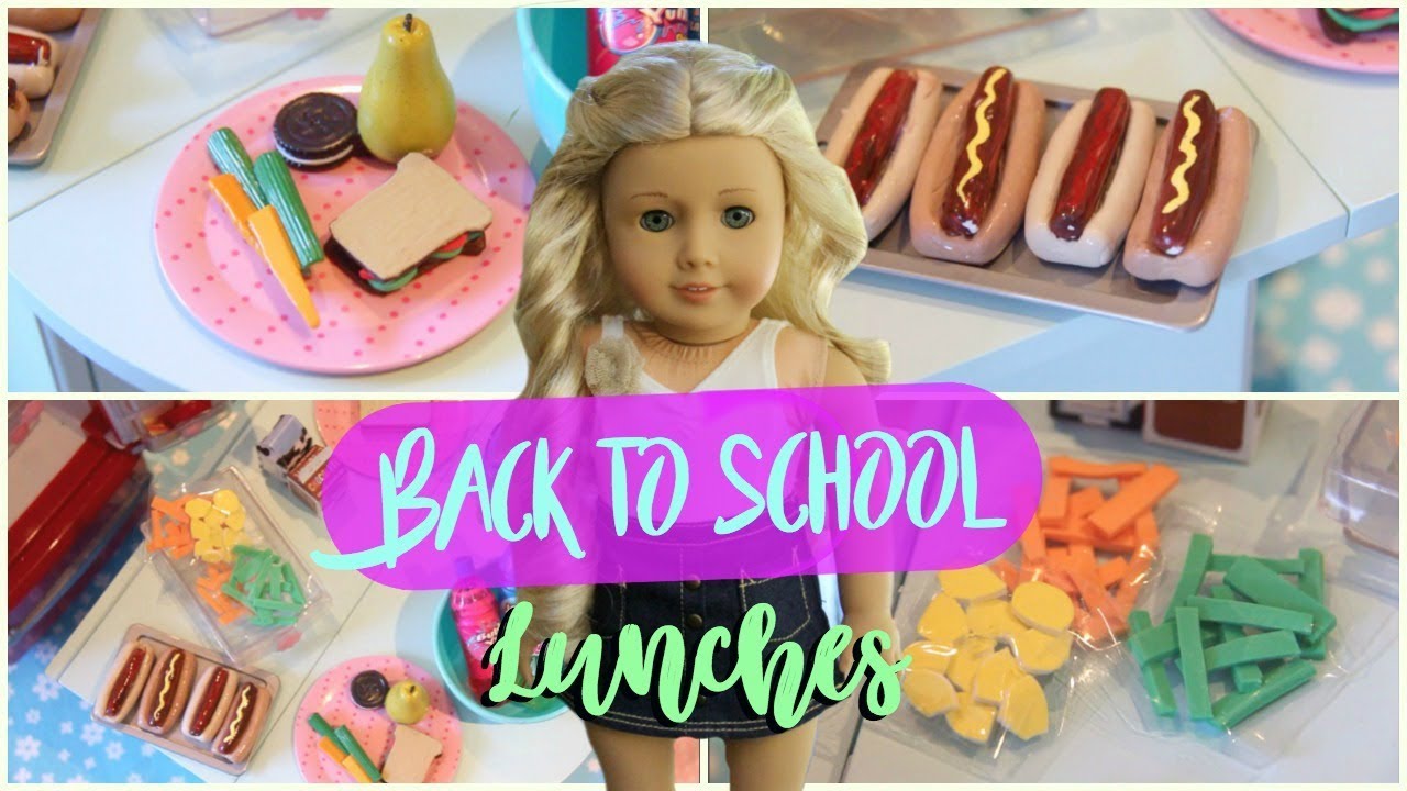 DIY Back to School Lunch Ideas! For your American Girl Doll!