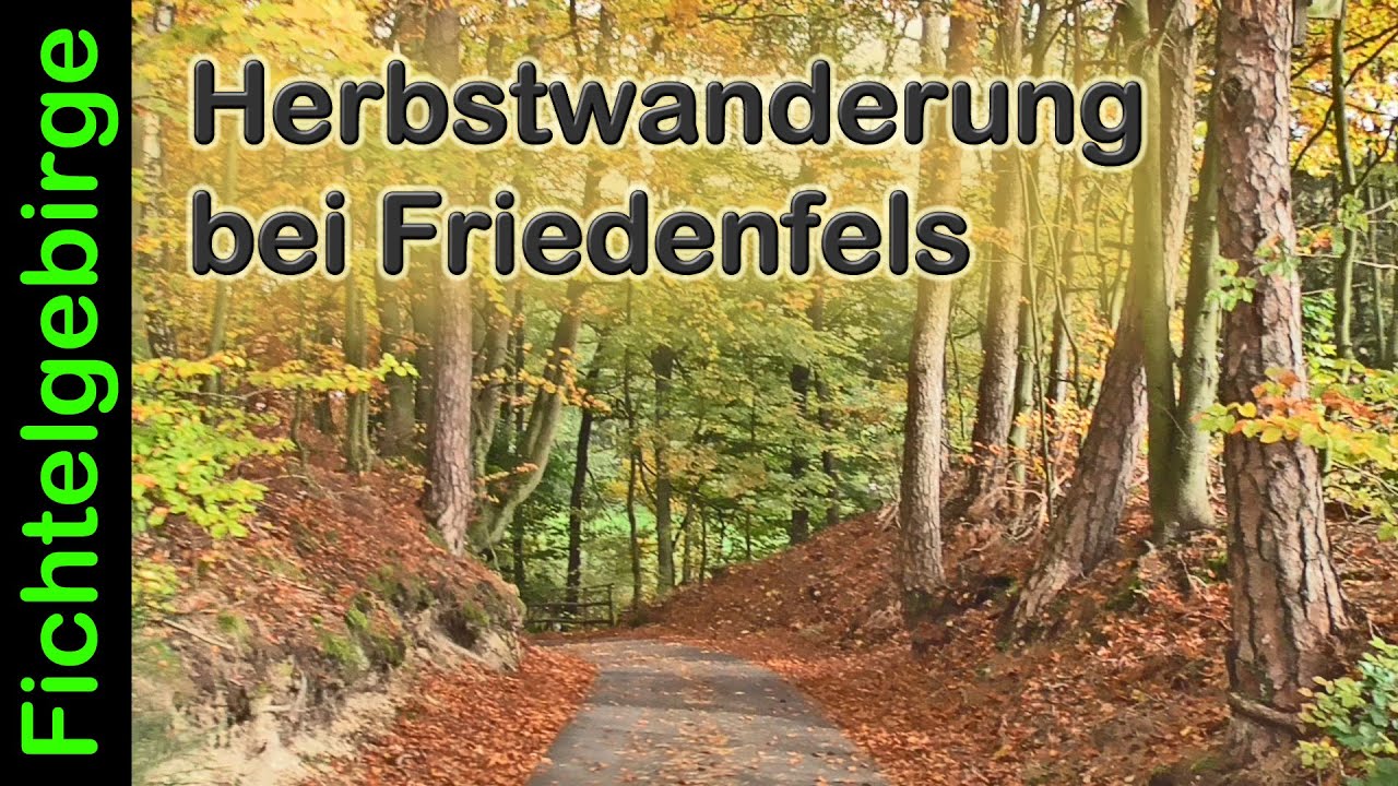 Fichtelgebirge: Eine Herbstwanderung bei Friedenfels