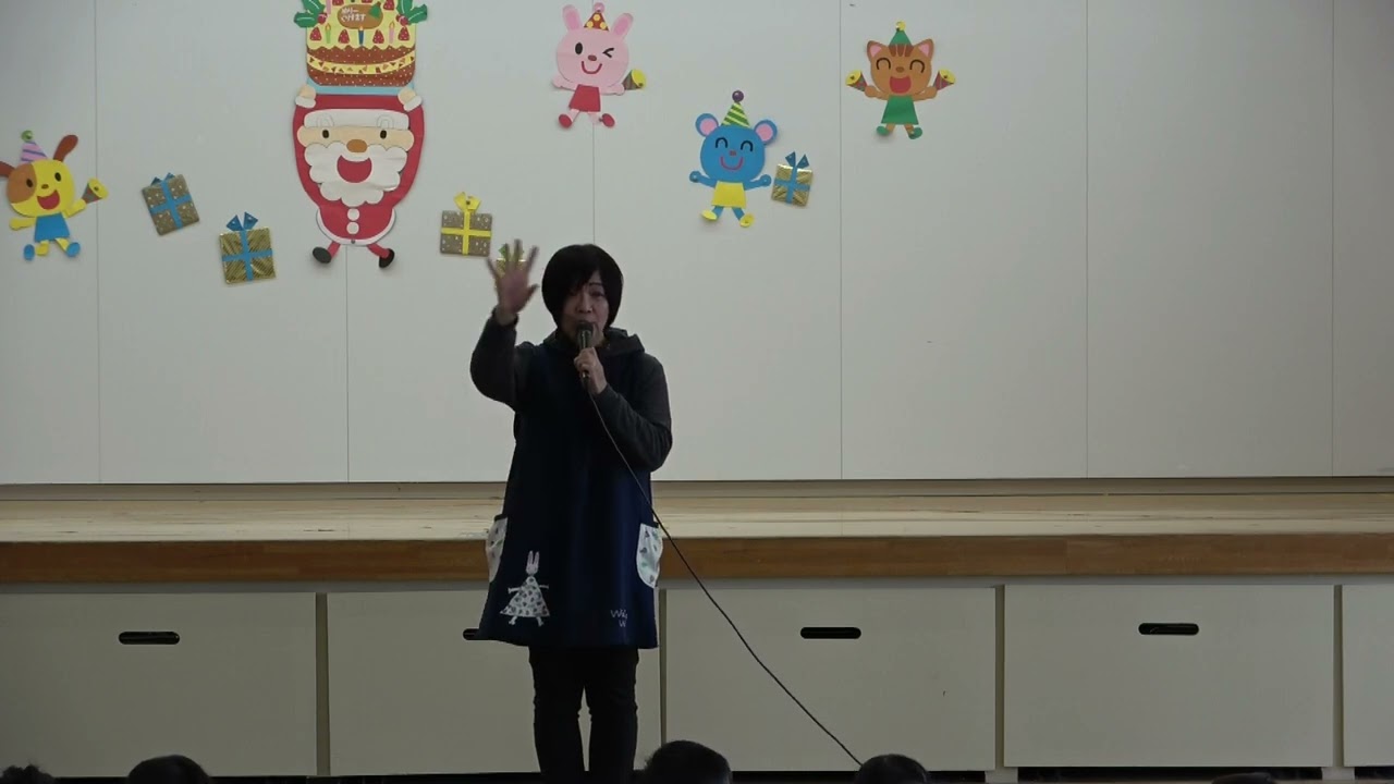 ともべ幼稚園　2学期終業式　教頭の話