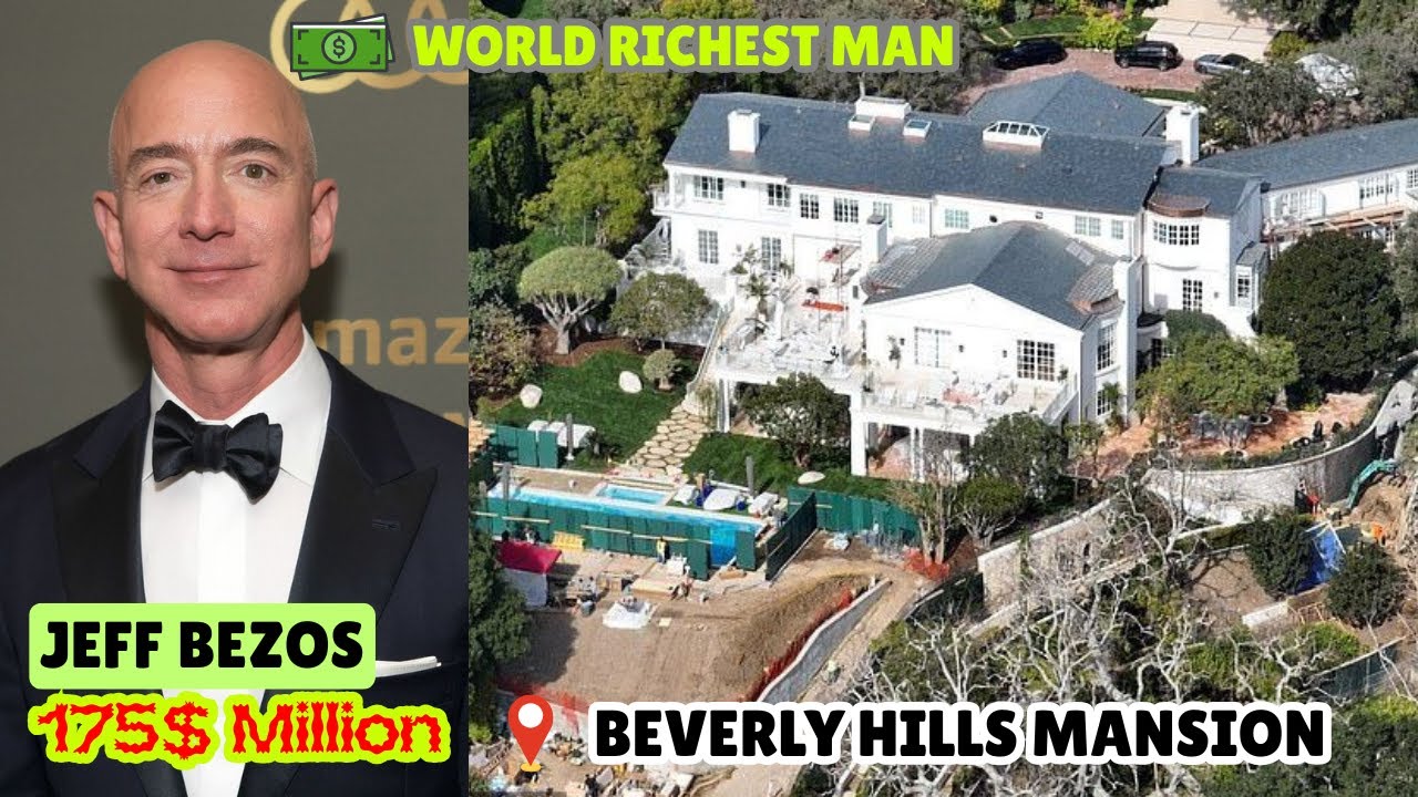 Inside Jeff Bezos’ $175M Beverly Hills Mega Mansion #viral #jeffbezos #beverlyhills #luxury