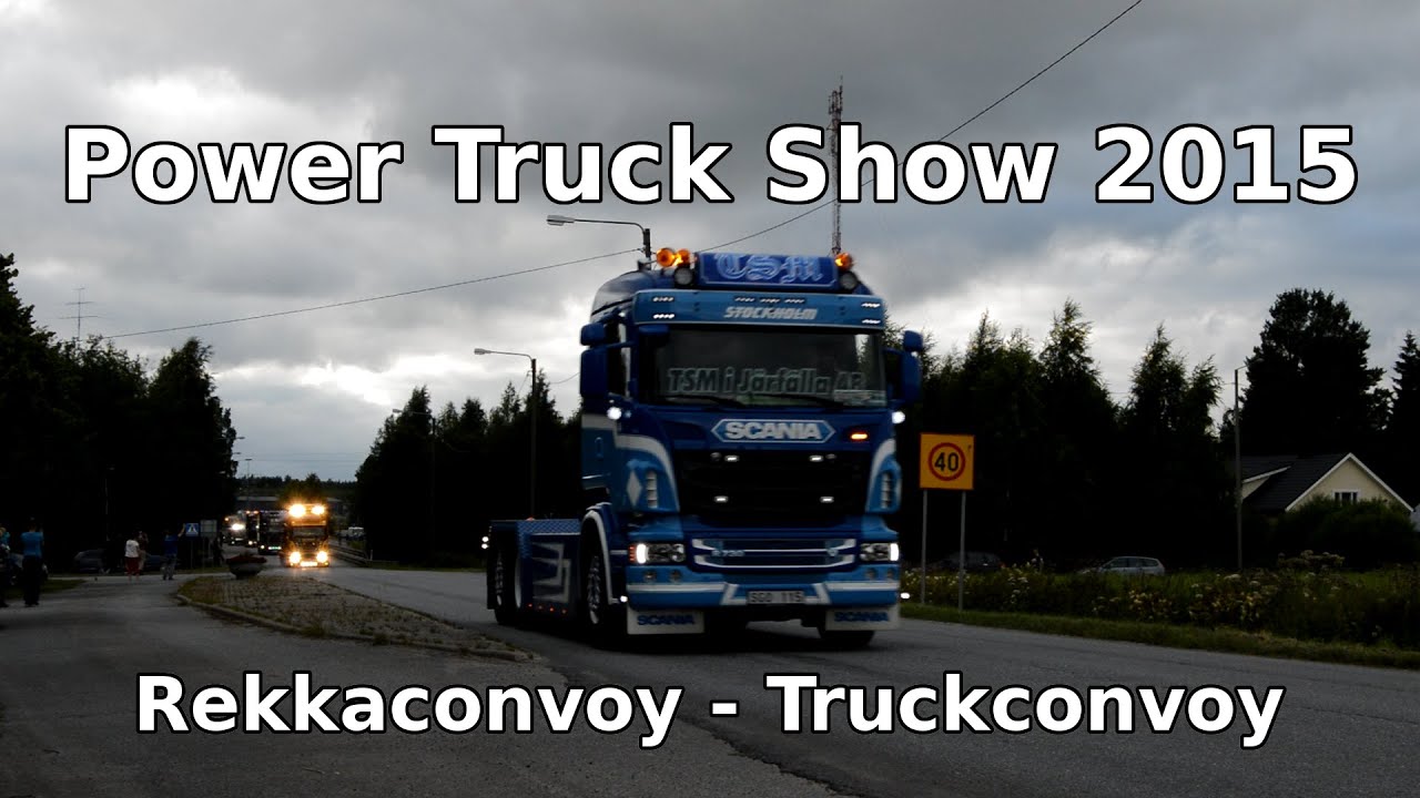 Power Truck Show 2015 - Rekkaconvoy | Truckconvoy - Alah&auml;rm&auml;, Finland