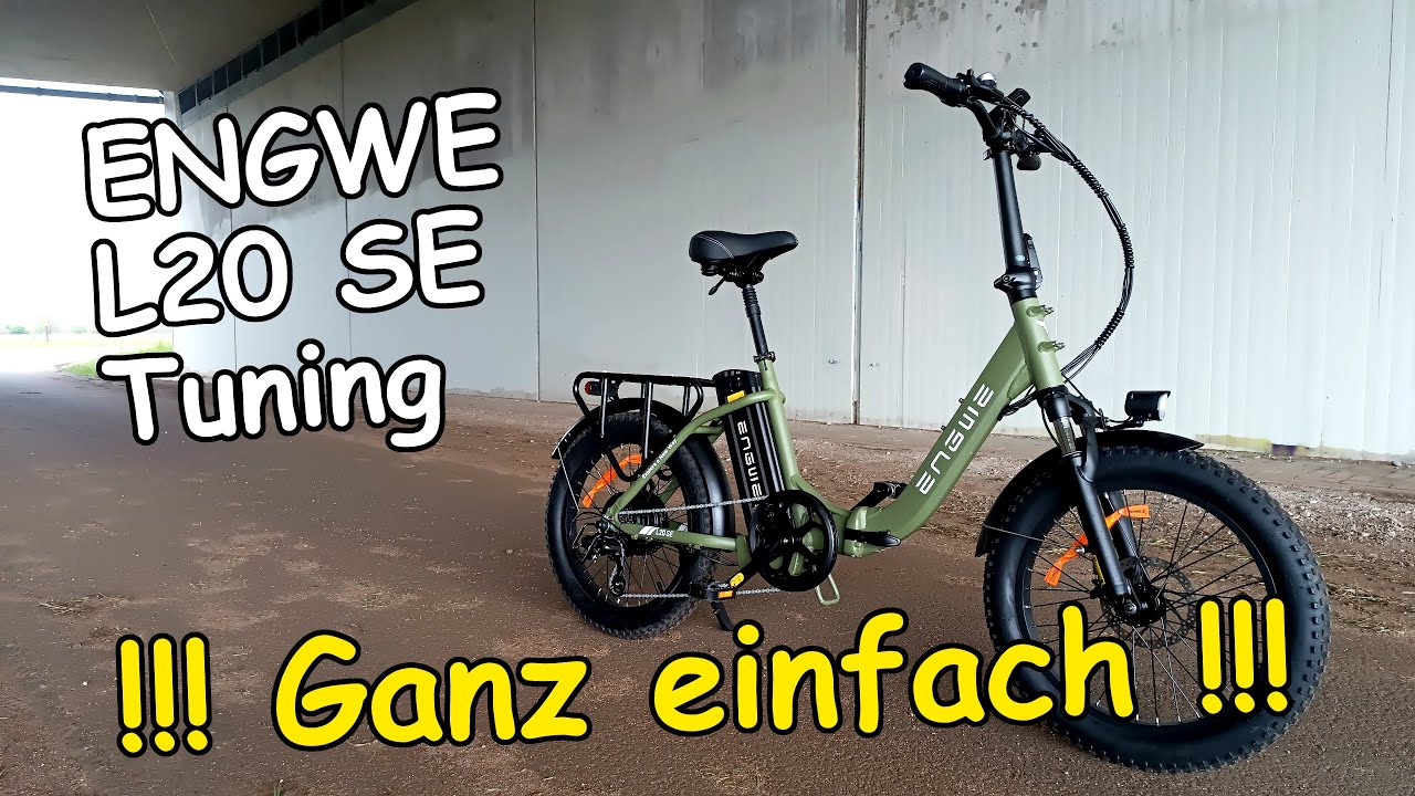 ENGWE L20 SE Tuning 🔥 So aktivierst du den Gasgriff und mehr Tempo [Deutsch]
