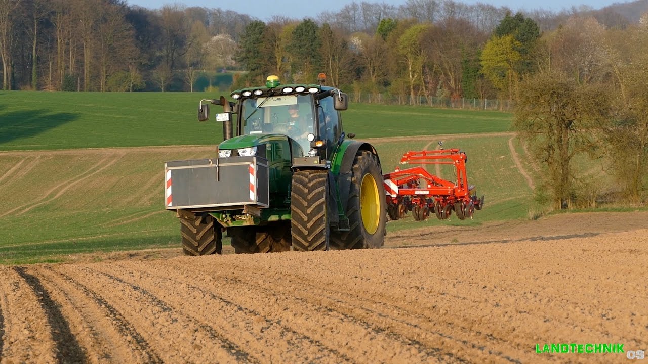 Rüben legen 2017/John Deere 6190R mit Grimme Matrix 1200