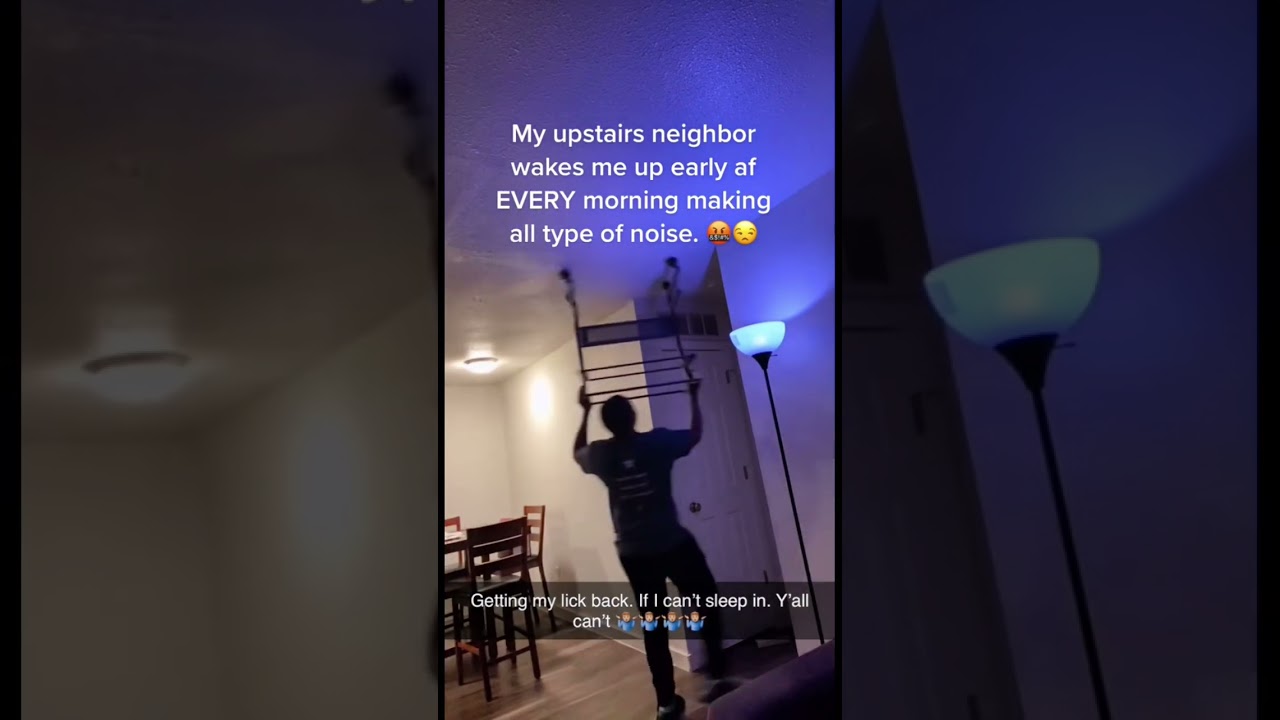 He level up from hitting the ceiling with a broom 😭