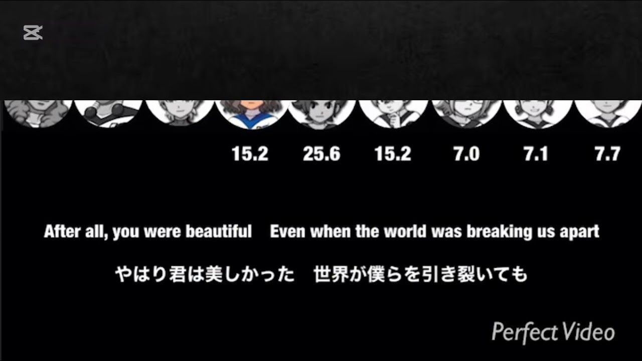 After all you were beautiful