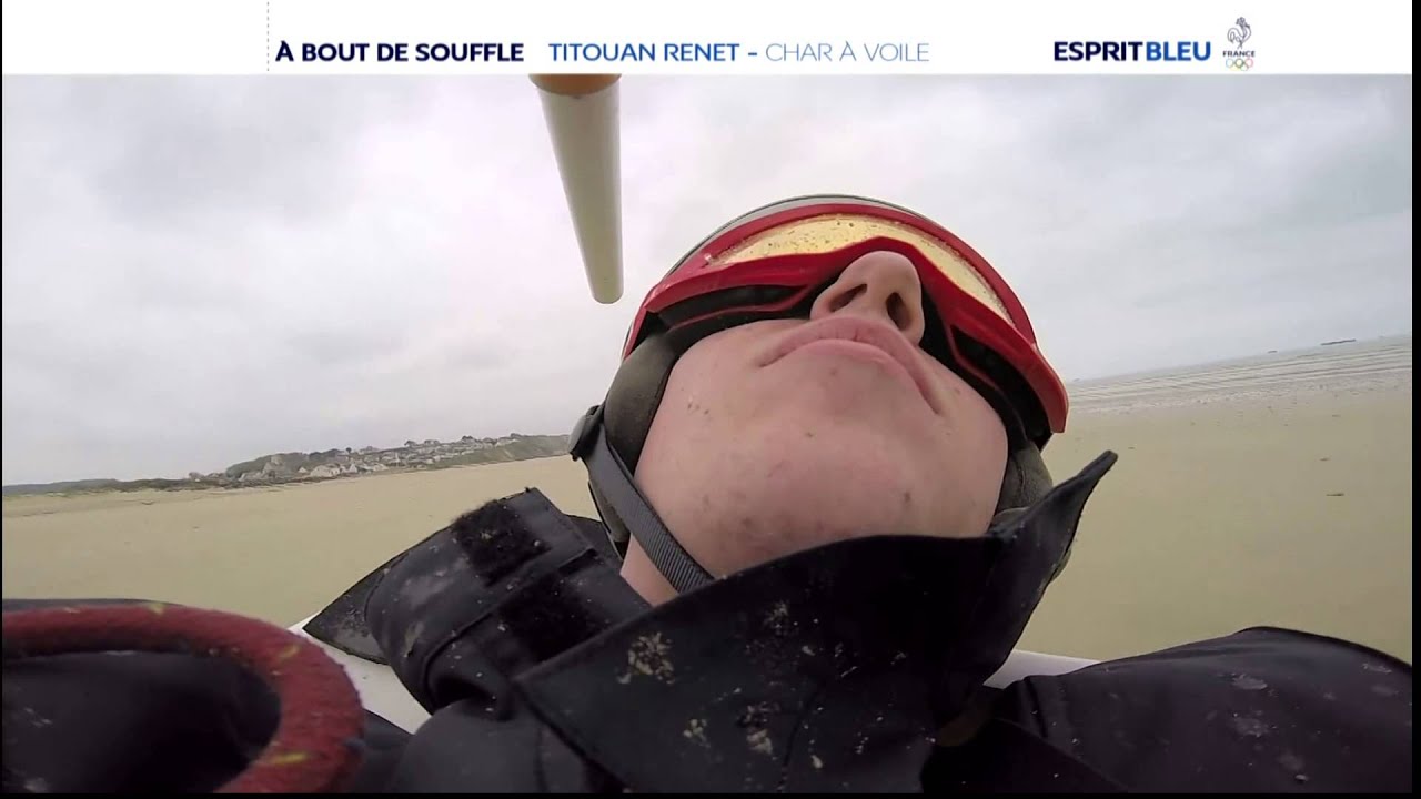 Titouan Renet - Champion du monde de char à voile -  Sponsorisé par Alroc