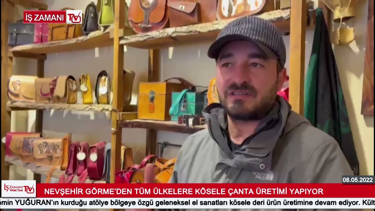 NEVŞEHİR GÖRME’DEN TÜM ÜLKELERE KÖSELE ÇANTA ÜRETİMİ YAPIYOR