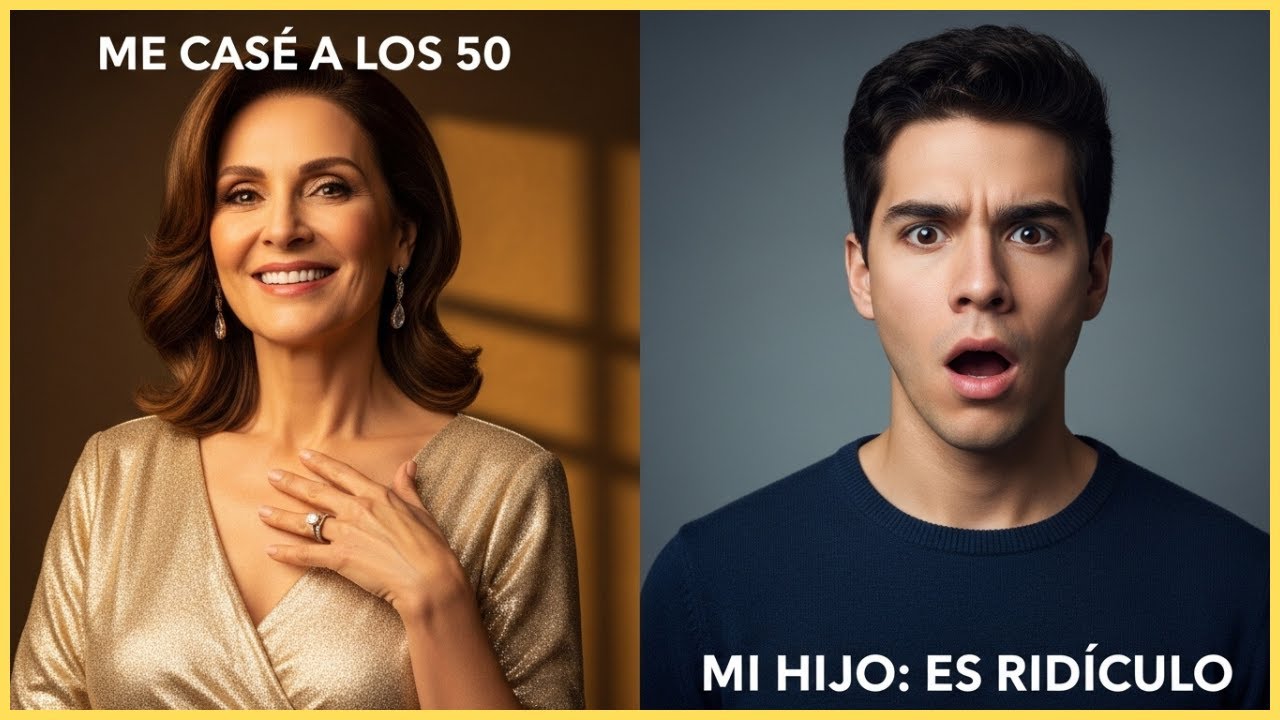 ME CASÉ A LOS 50 AÑOS. MI HIJO DIJO QUE ERA RIDÍCULO