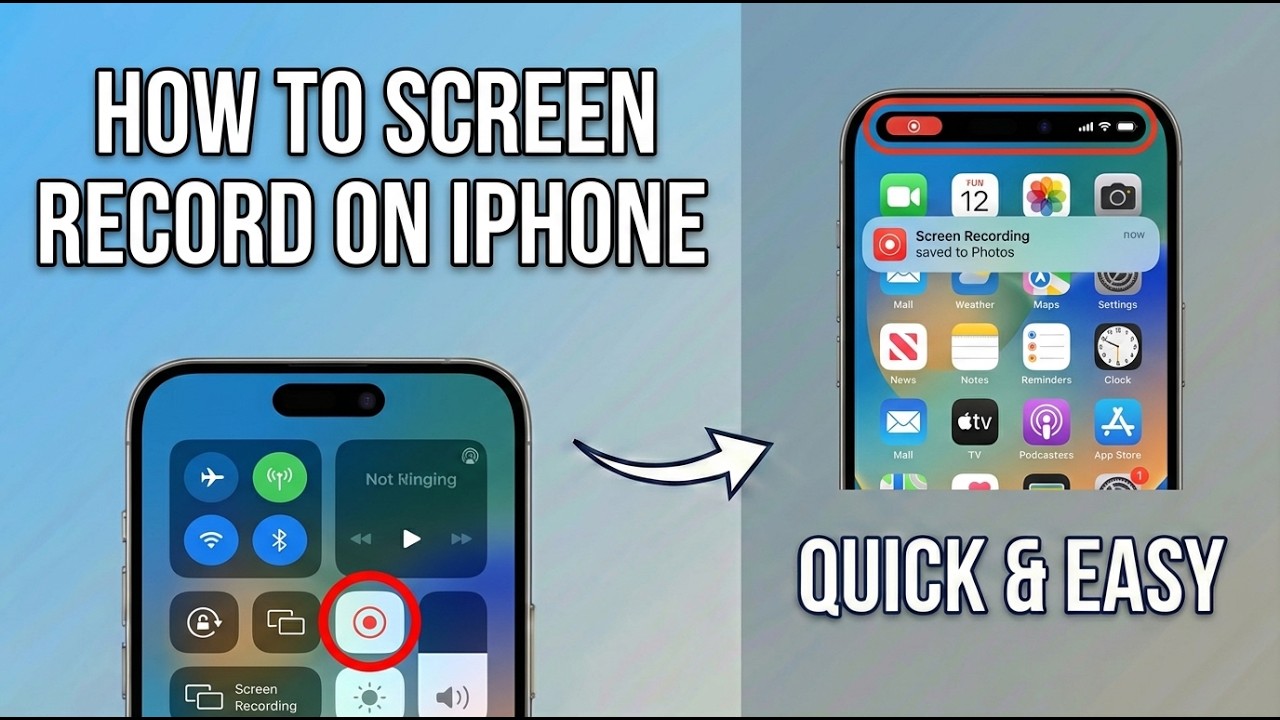 How to Screen Record on iPhone (Step-by-Step Guide)