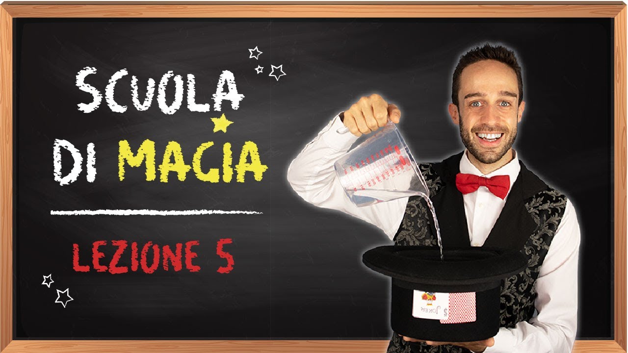 TRUCCO DI MAGIA FACILE CON ACQUA - Tutorial cappello da mago