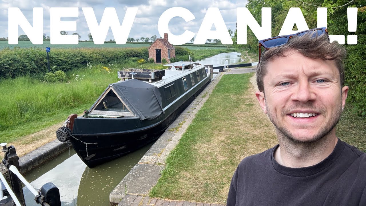 JOINING A NEW CANAL - 30 MILES AND 45 LOCKS SOLO IN THREE DAYS BY NARROWBOAT