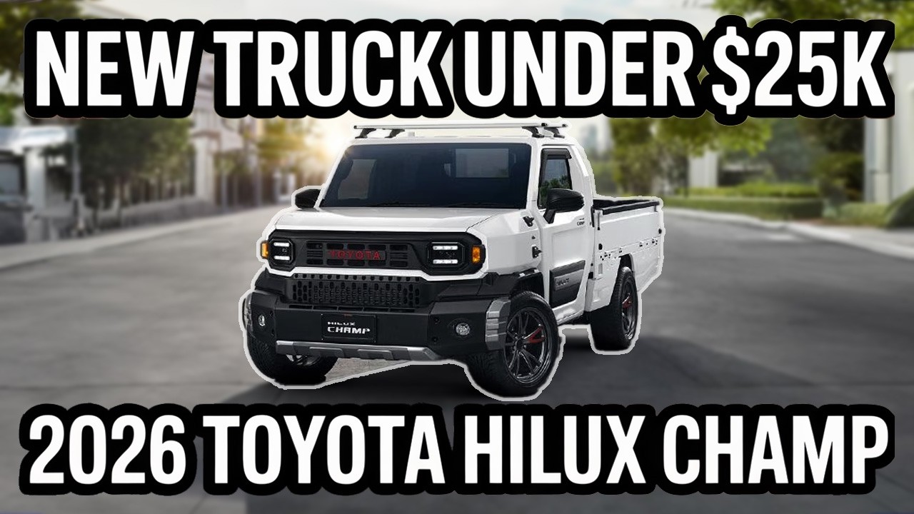 Toyota Hilux Champ 2026 года приезжает в США, чтобы изменить ваше представление о пикапах