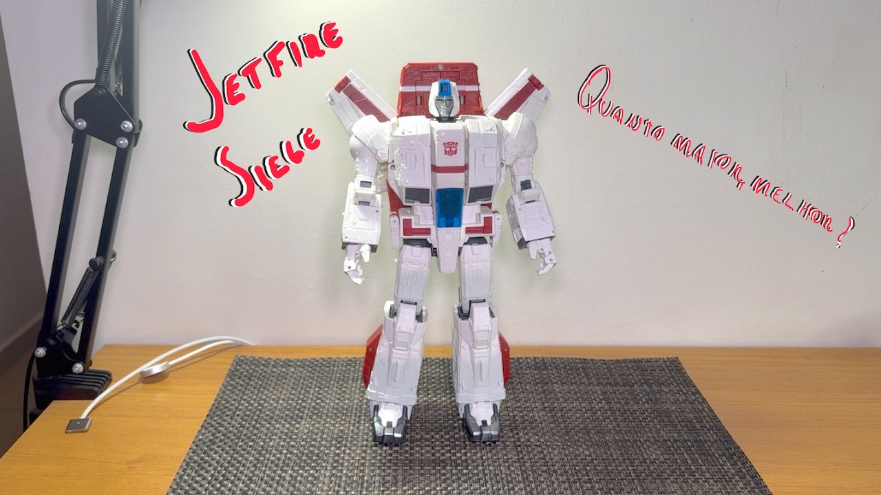 Jetfire como ele aparece no Transformers Netflix War For Cybertron Trilogy - Siege