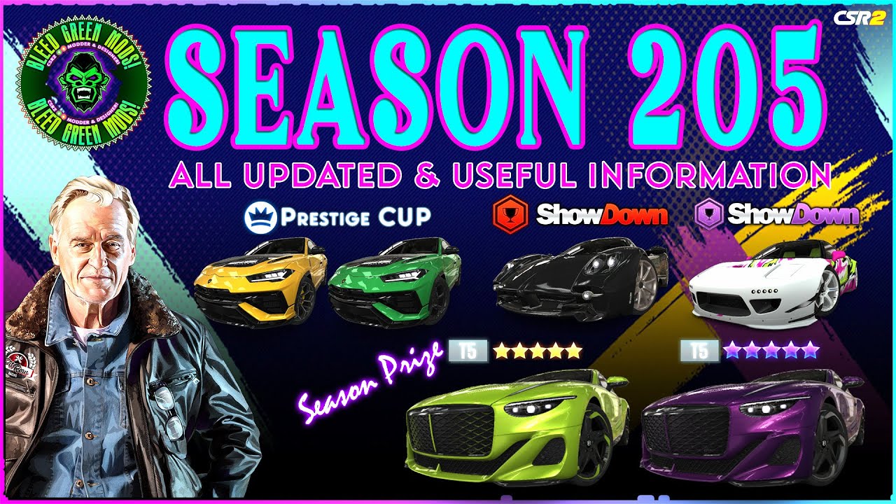 CSR2 | Season 205 | Updated & Useful Info